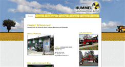 Desktop Screenshot of hummel-gmbh.ch