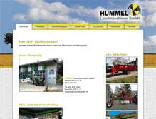 Tablet Screenshot of hummel-gmbh.ch